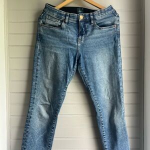 Classic Blue Denim Jeans - Boyfriend Straight Fit